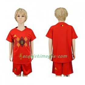 Divisa di Calcio Belgio Bambino Prima Mondiali 2018